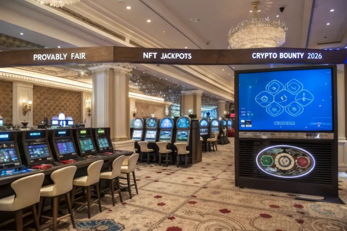 Blockchain em cassinos online: provably fair, NFT jackpots e crypto bounties em 2026 - 1